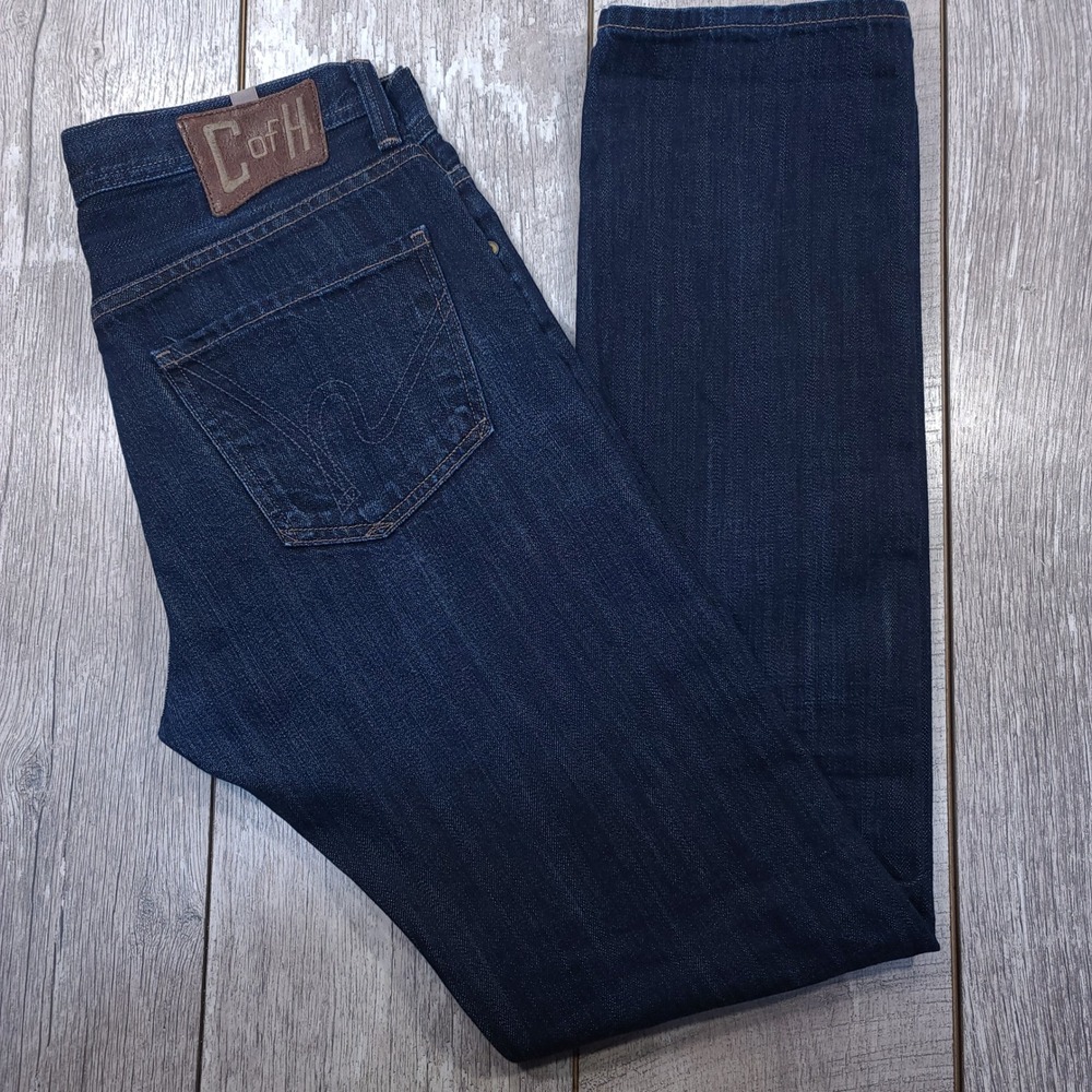Citizens of Humanity Jeans Mens 32 Blue Core Straight Leg Button Fly Denim